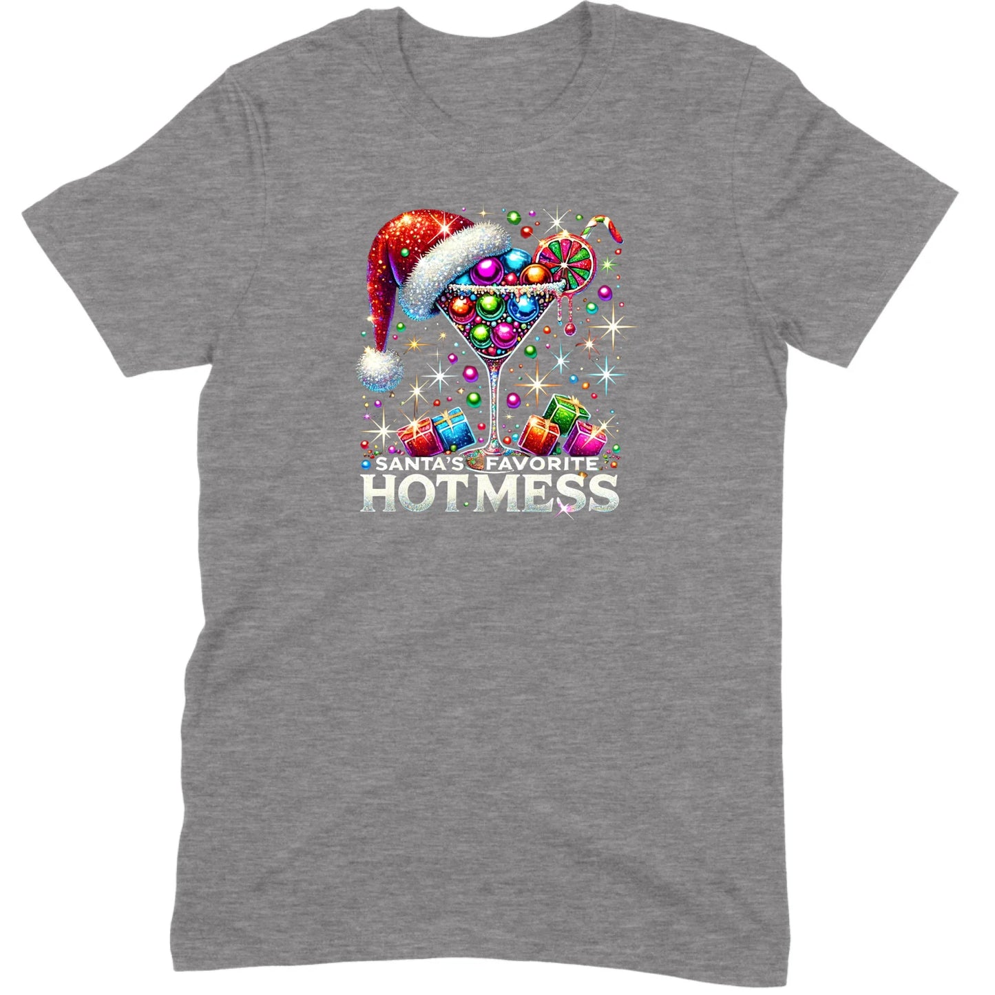 Santa’s Favorite Hot Mess Cocktail Tee