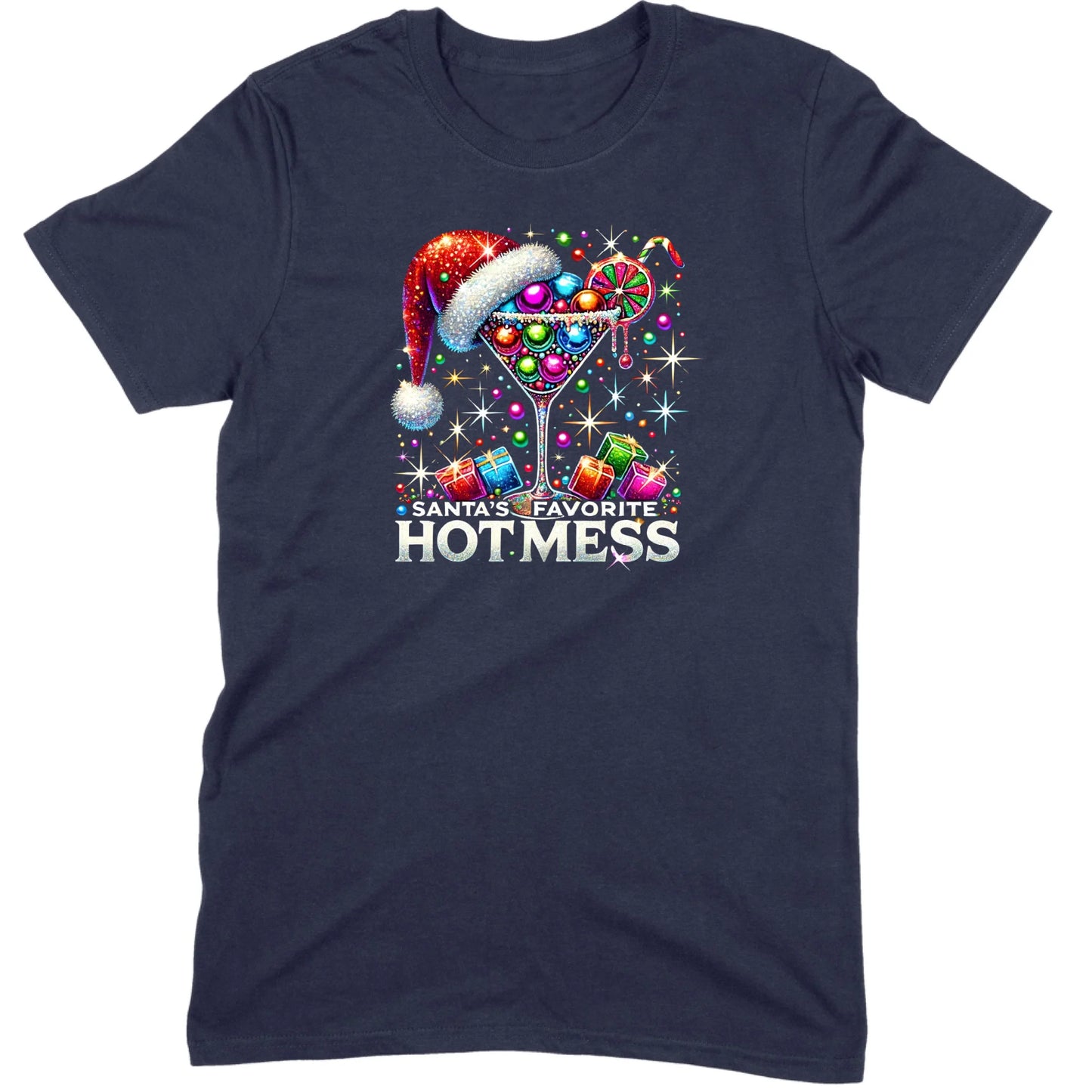 Santa’s Favorite Hot Mess Cocktail Tee