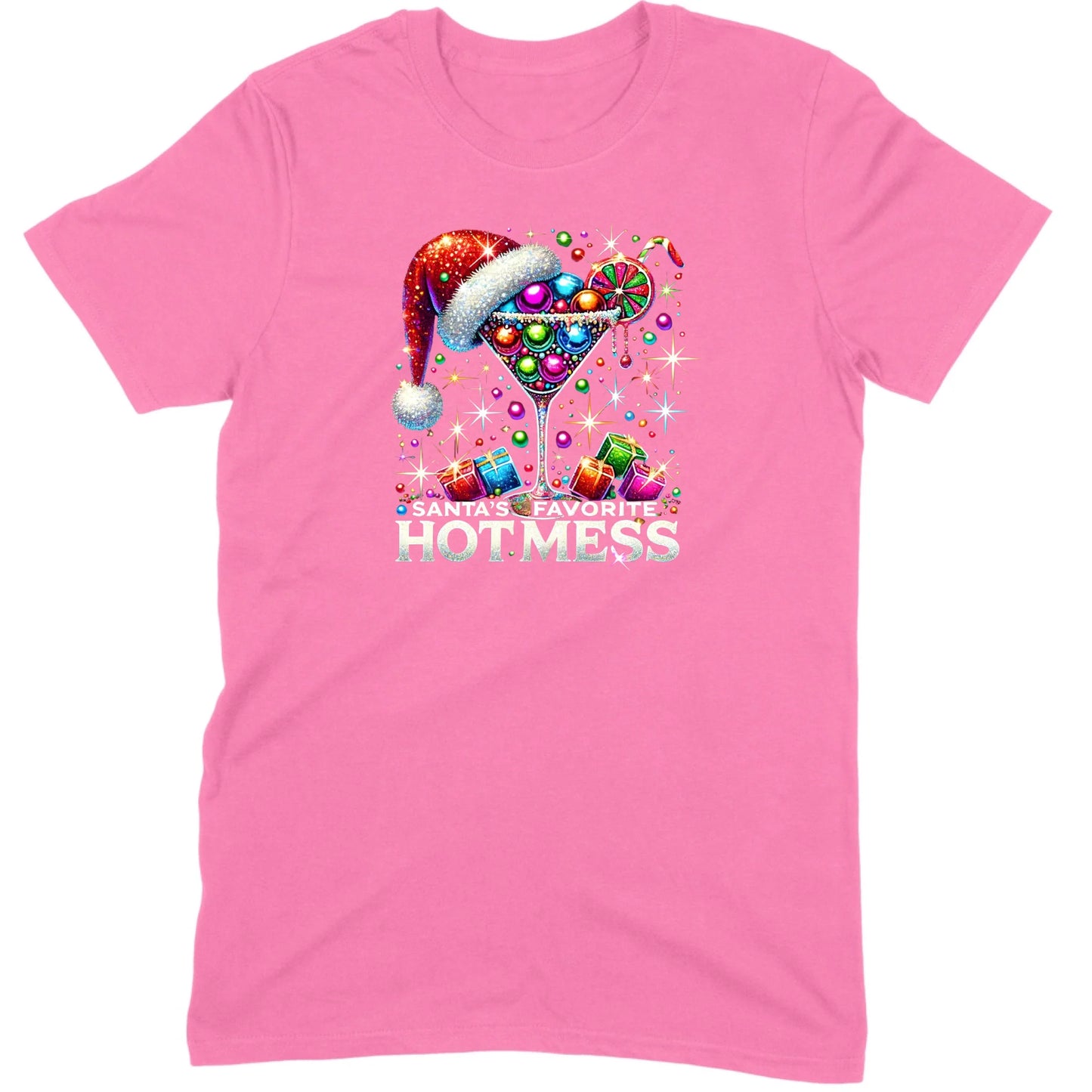 Santa’s Favorite Hot Mess Cocktail Tee
