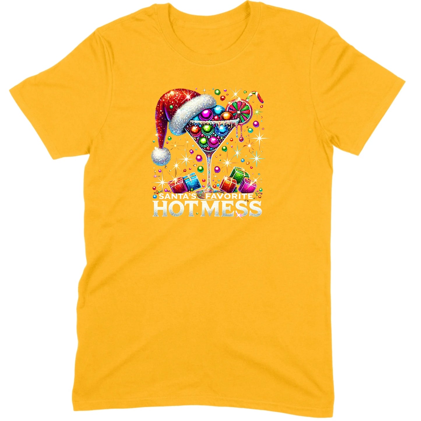 Santa’s Favorite Hot Mess Cocktail Tee
