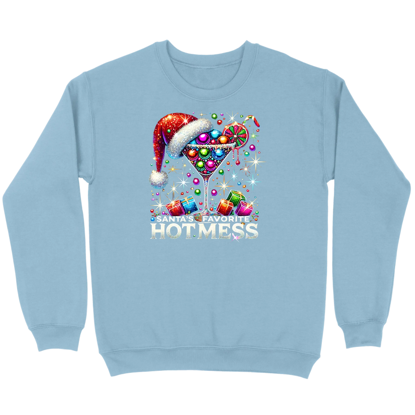 Santa’s Favorite Hot Mess Cocktail Sweatshirt