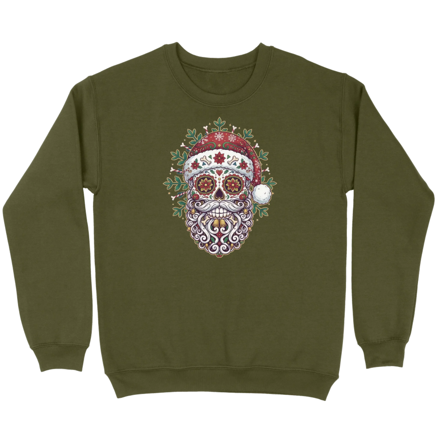 Santa Skull Santa Sweatshirt