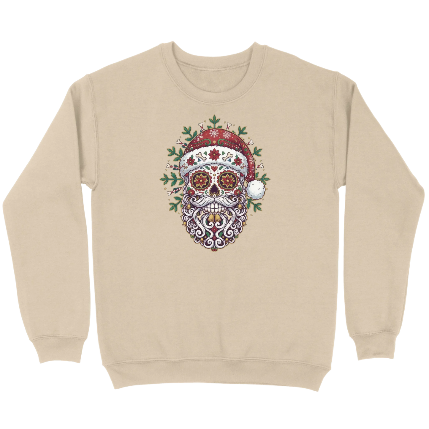 Santa Skull Santa Sweatshirt