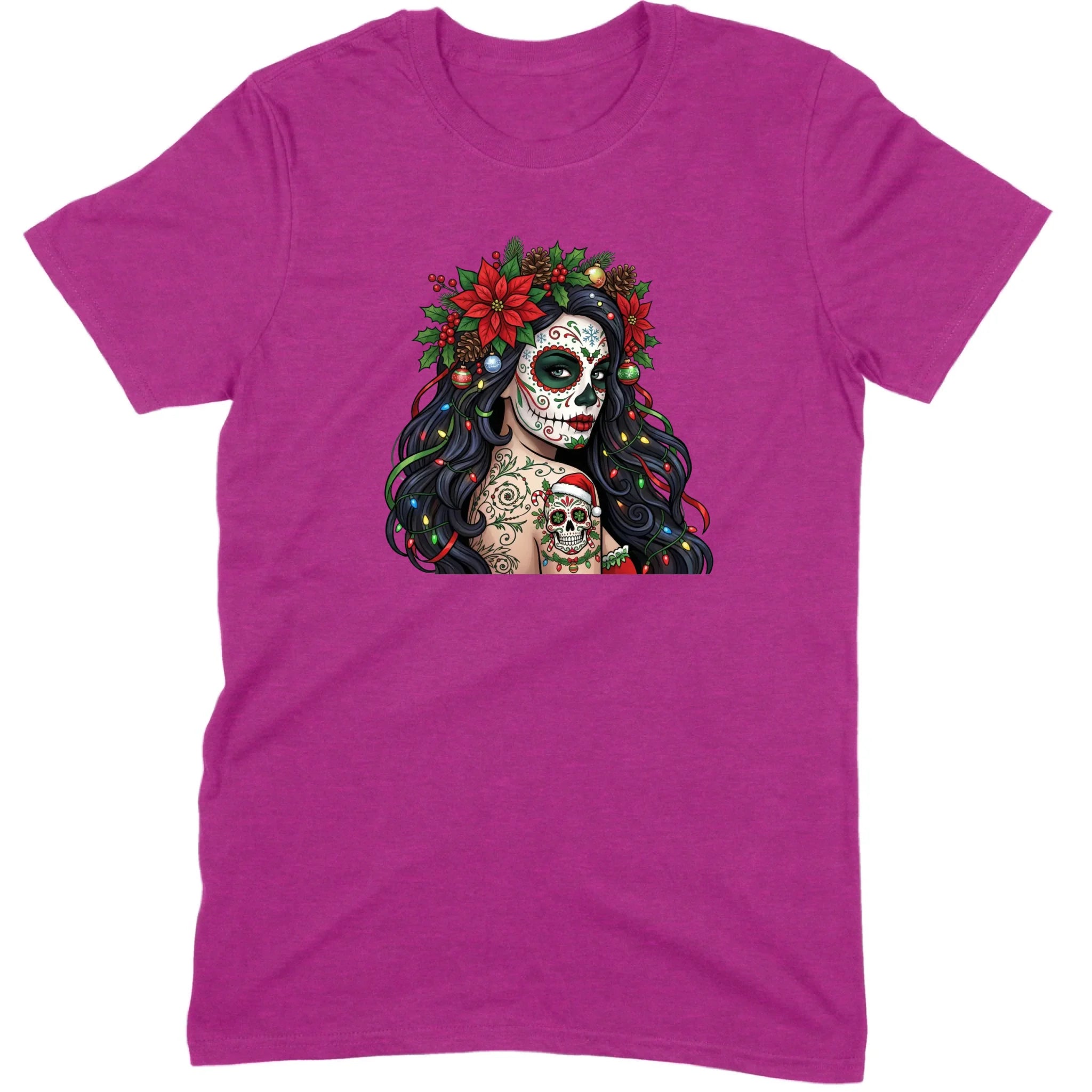 Sugar Skull Christmas Beauty Tee
