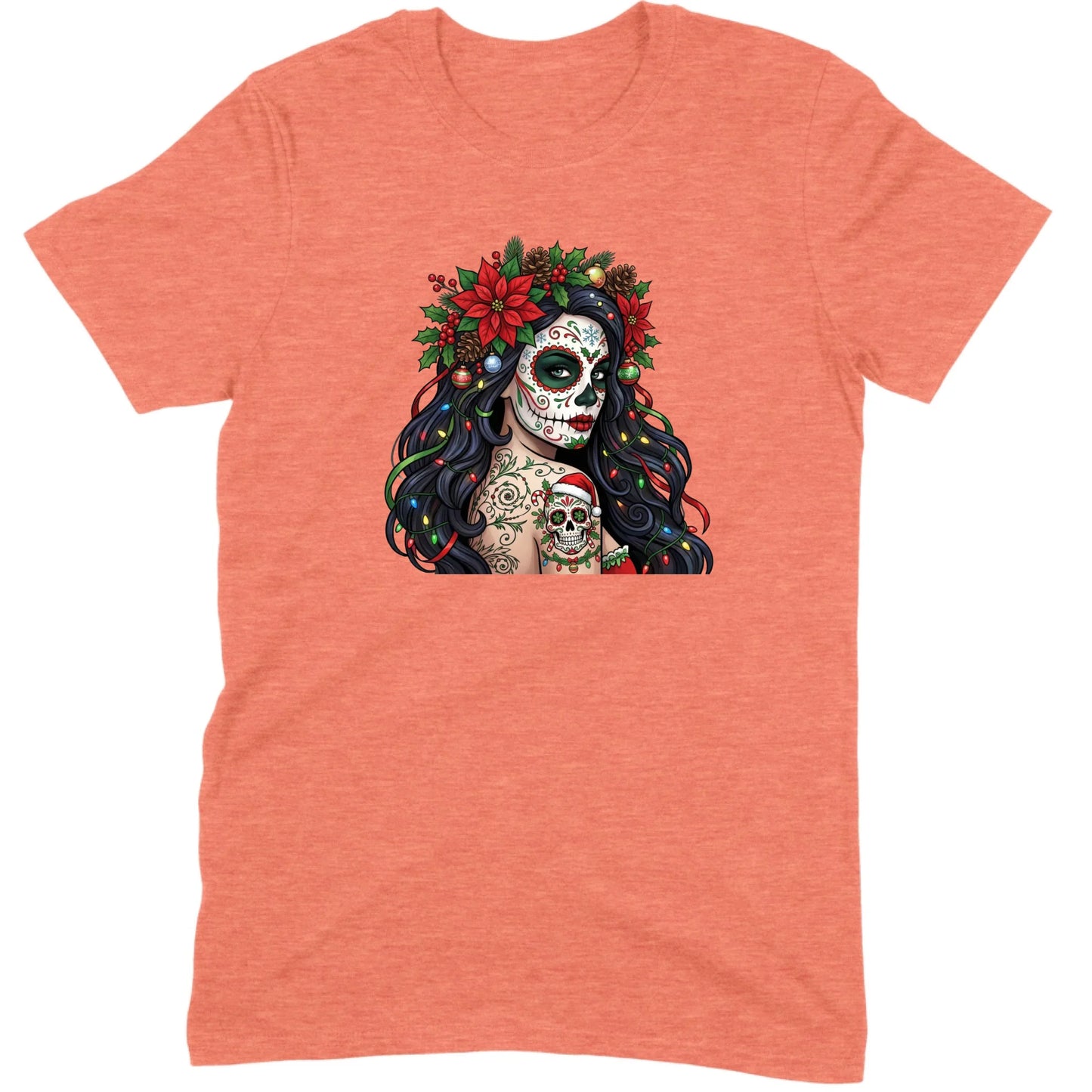 Sugar Skull Christmas Beauty Tee