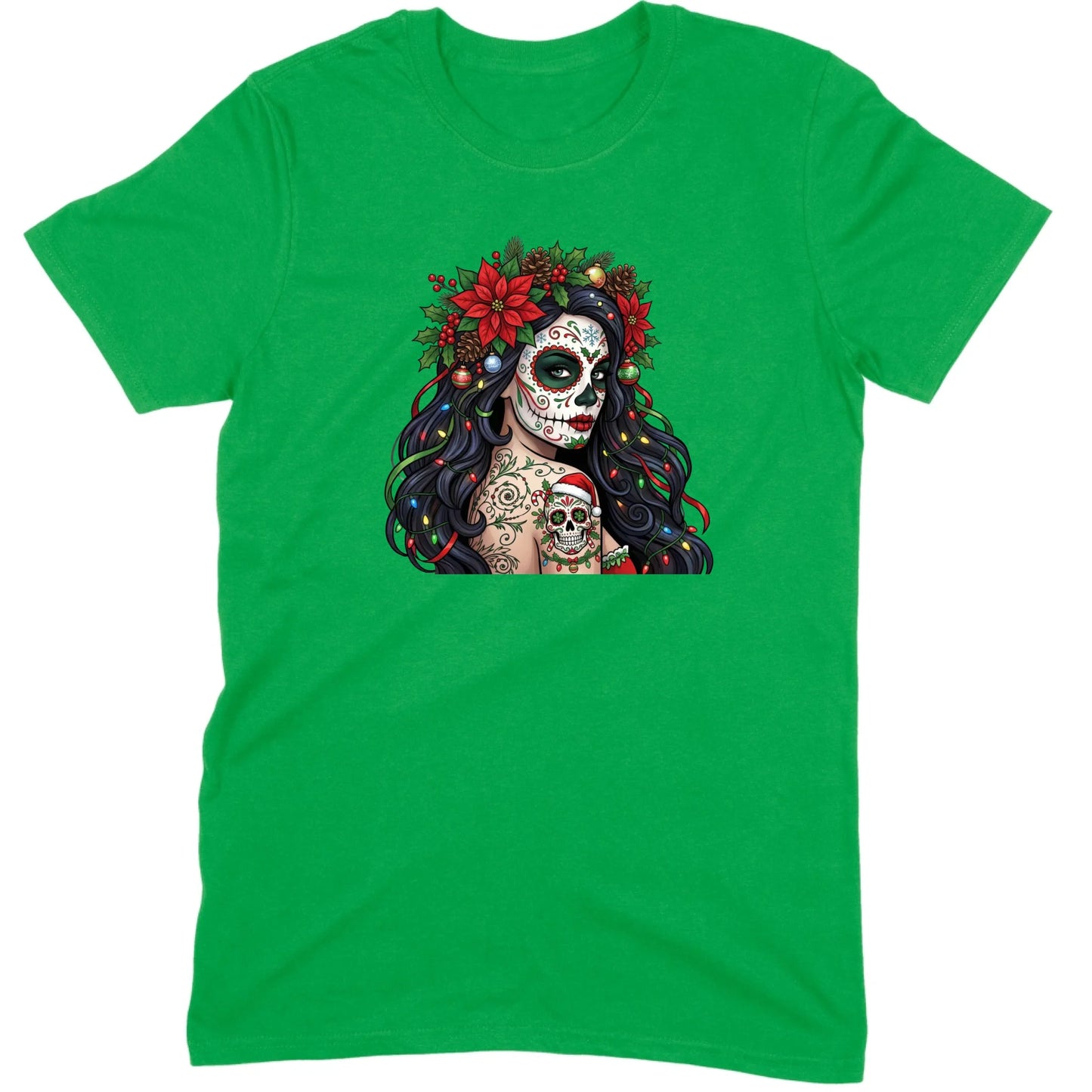 Sugar Skull Christmas Beauty Tee