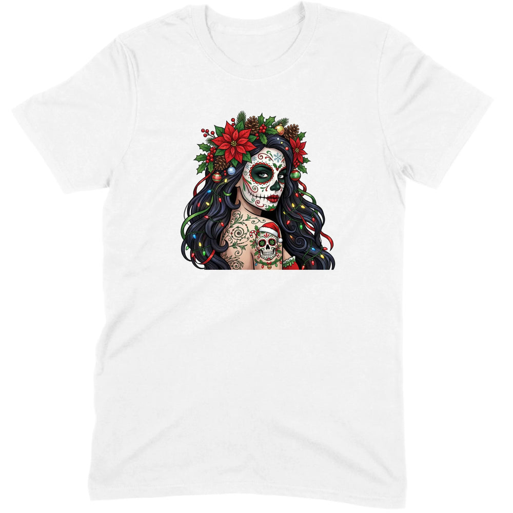 Sugar Skull Christmas Beauty Tee