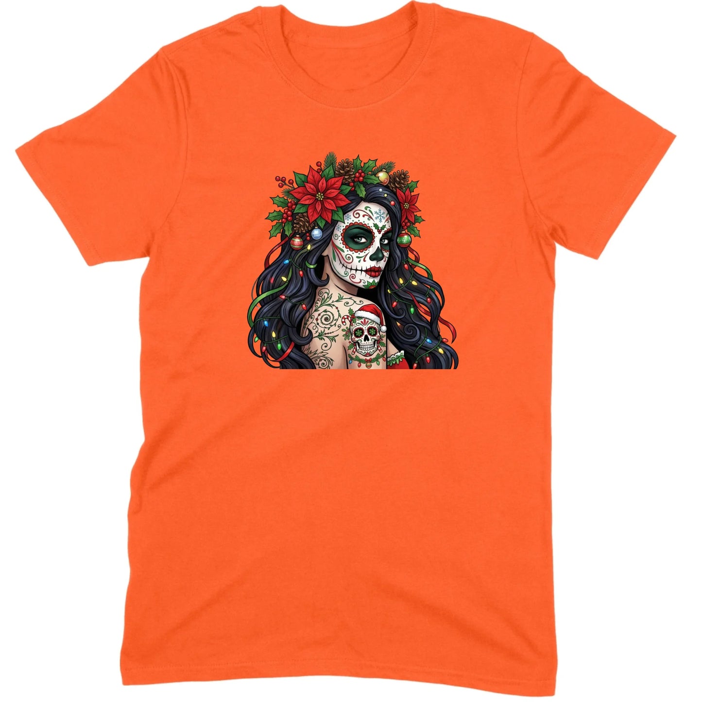 Sugar Skull Christmas Beauty Tee