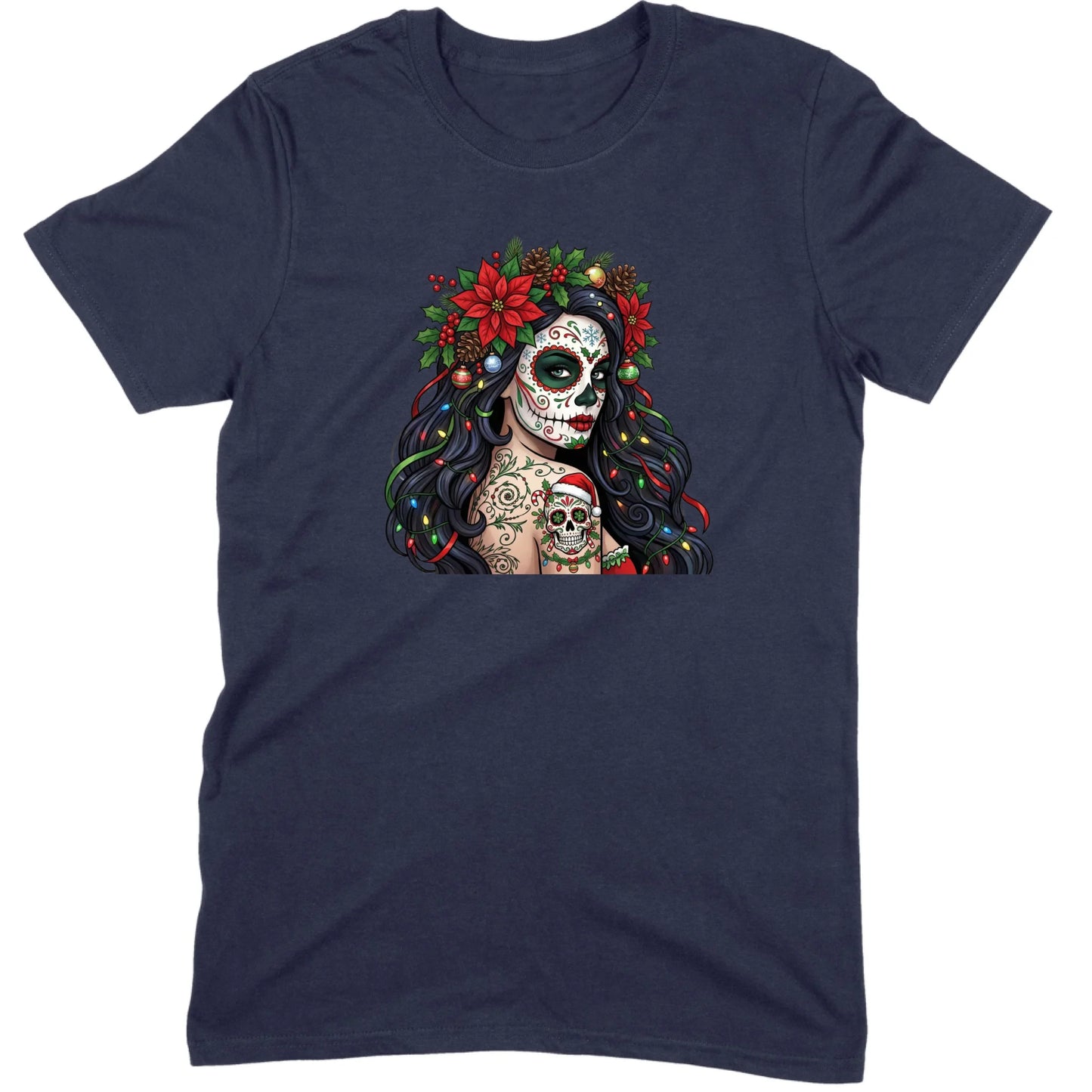 Sugar Skull Christmas Beauty Tee