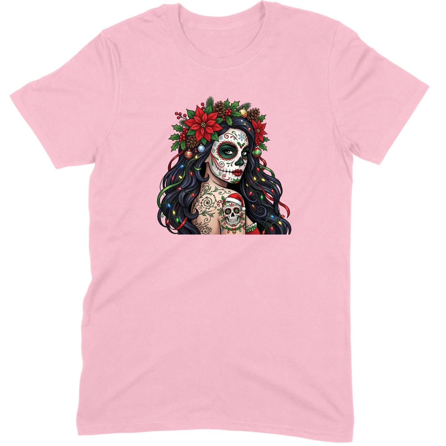 Sugar Skull Christmas Beauty Tee