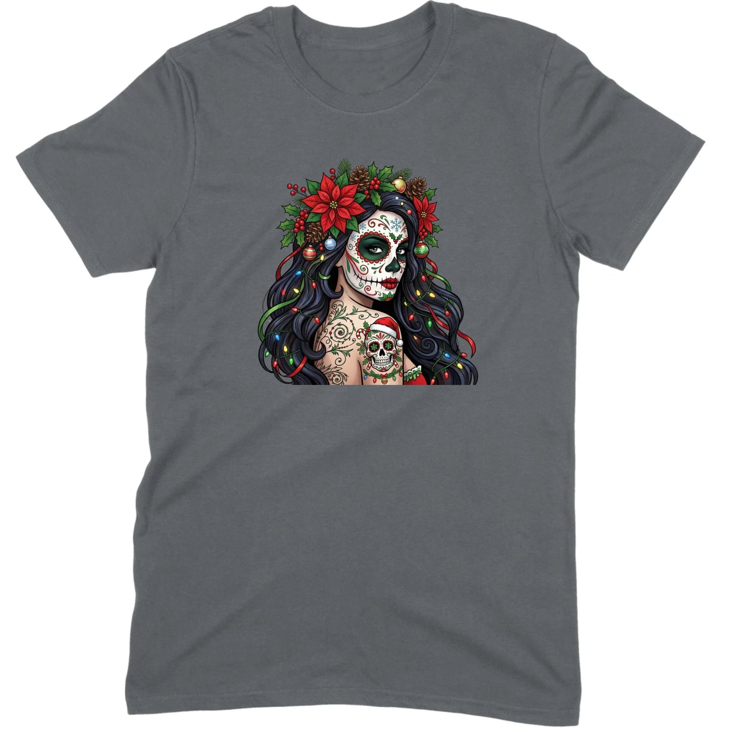 Sugar Skull Christmas Beauty Tee