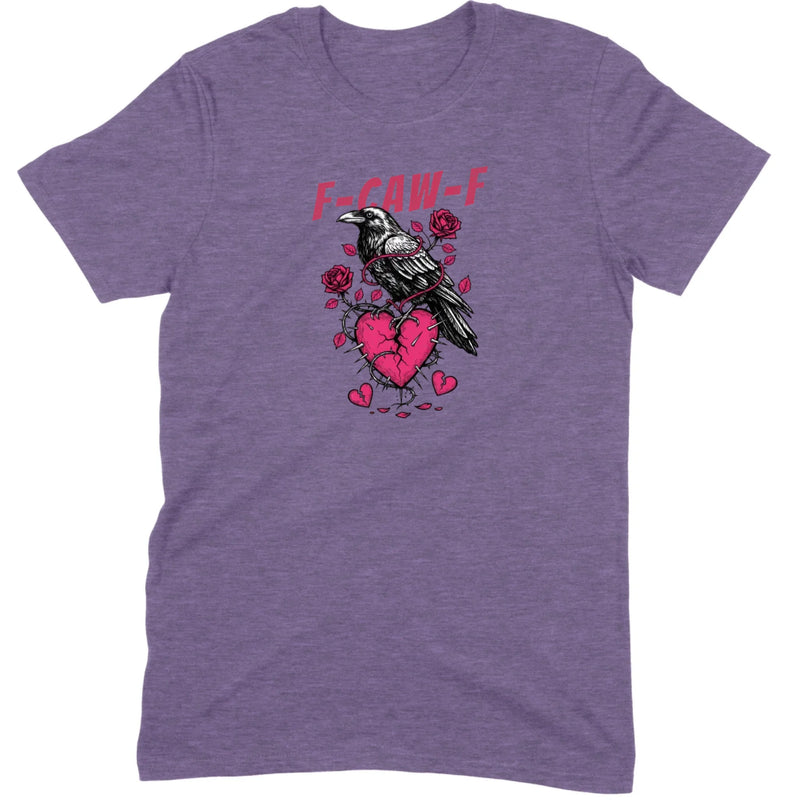 Goth Crow Broken Heart Tee