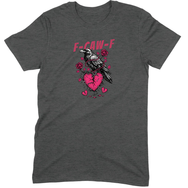 Goth Crow Broken Heart Tee