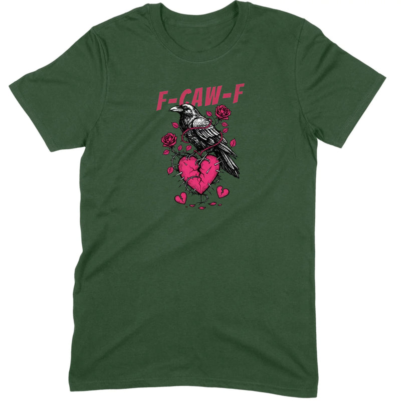 Goth Crow Broken Heart Tee