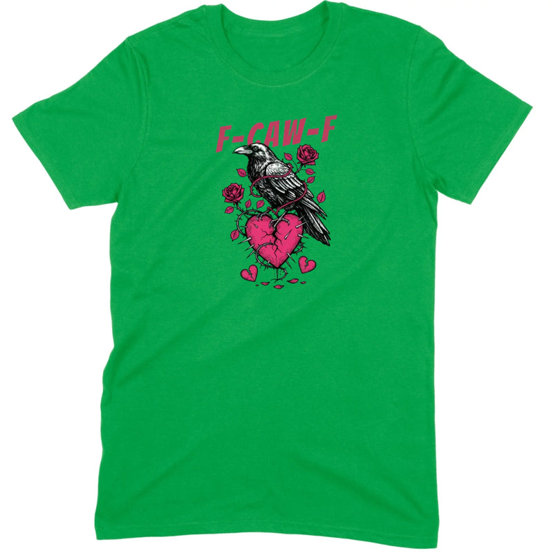 Goth Crow Broken Heart Tee