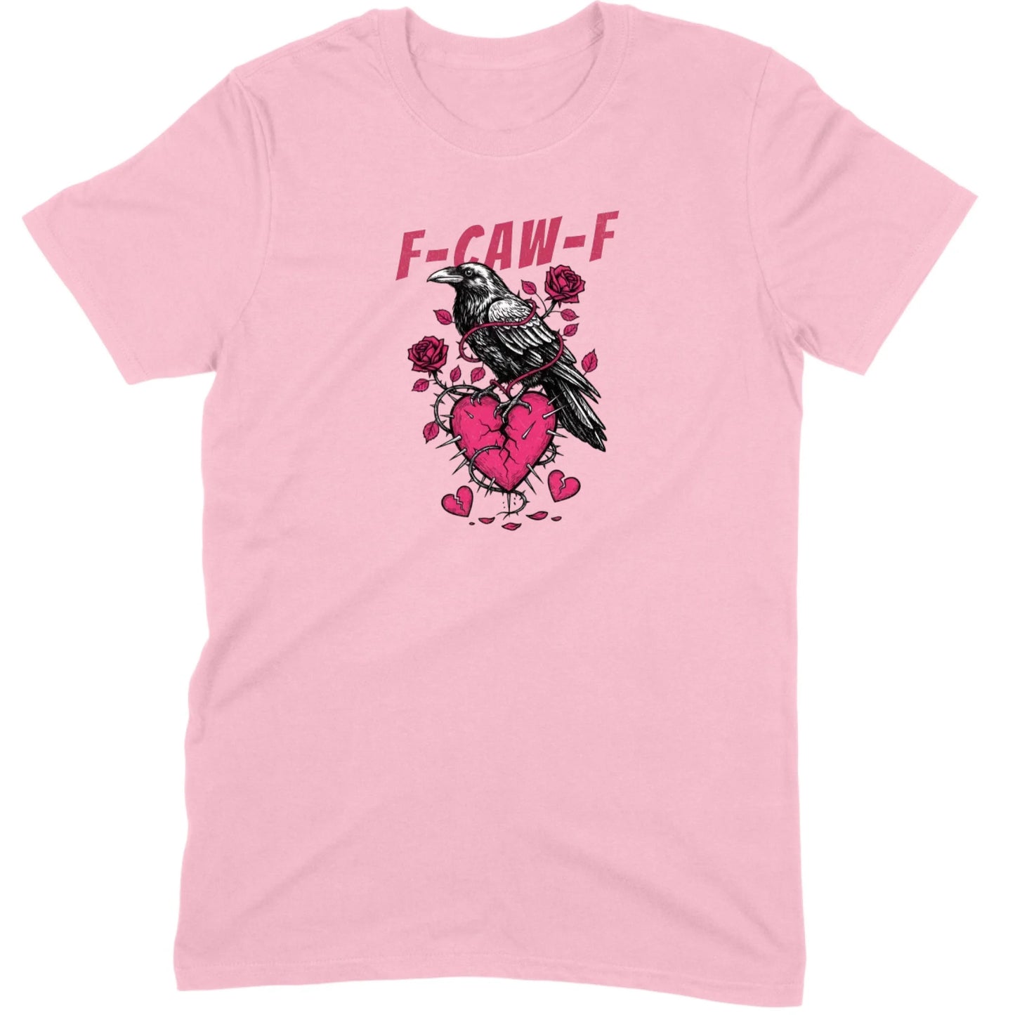 Goth Crow Broken Heart Tee