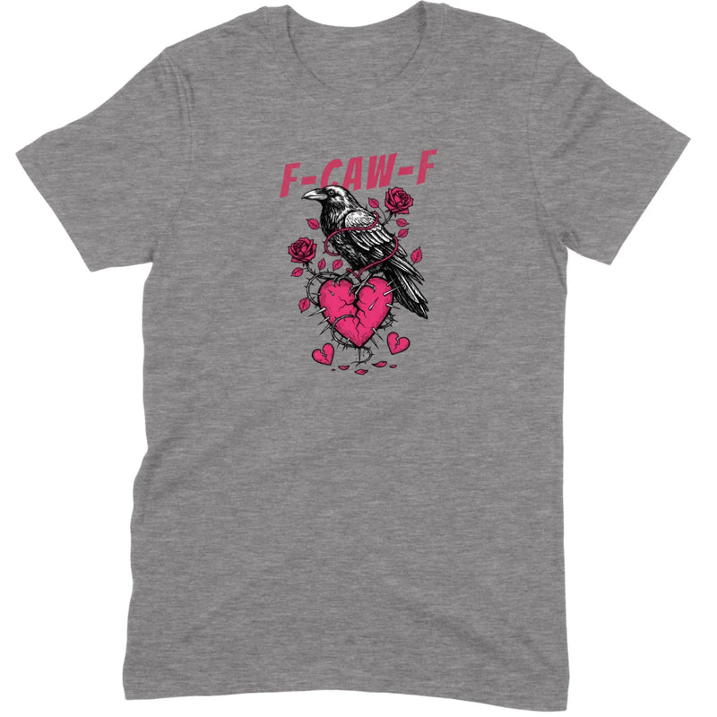 Goth Crow Broken Heart Tee