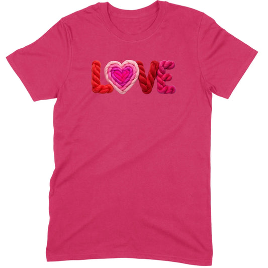 Braided Yarn "LOVE" Tee