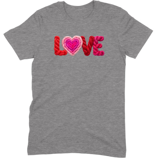 Braided Yarn "LOVE" Tee