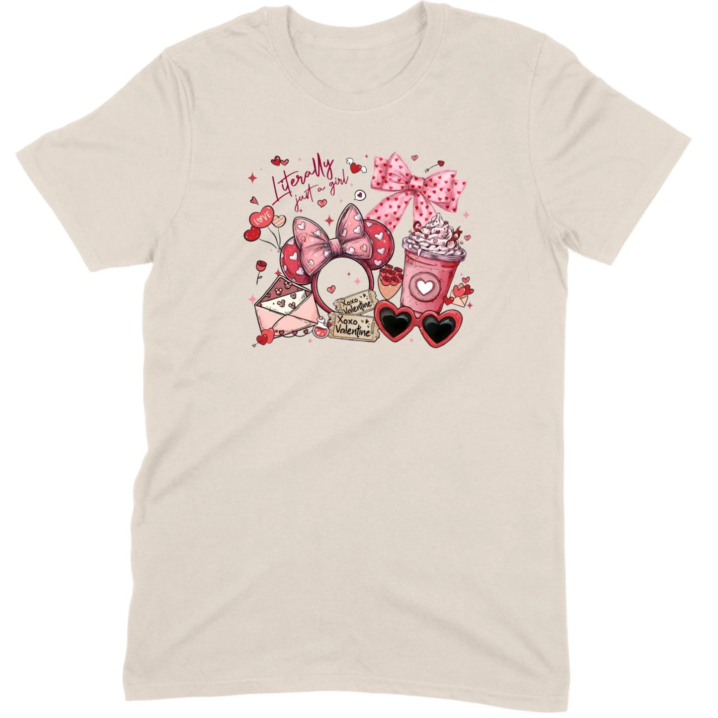 "Literally Just a Girl" Collage Tee