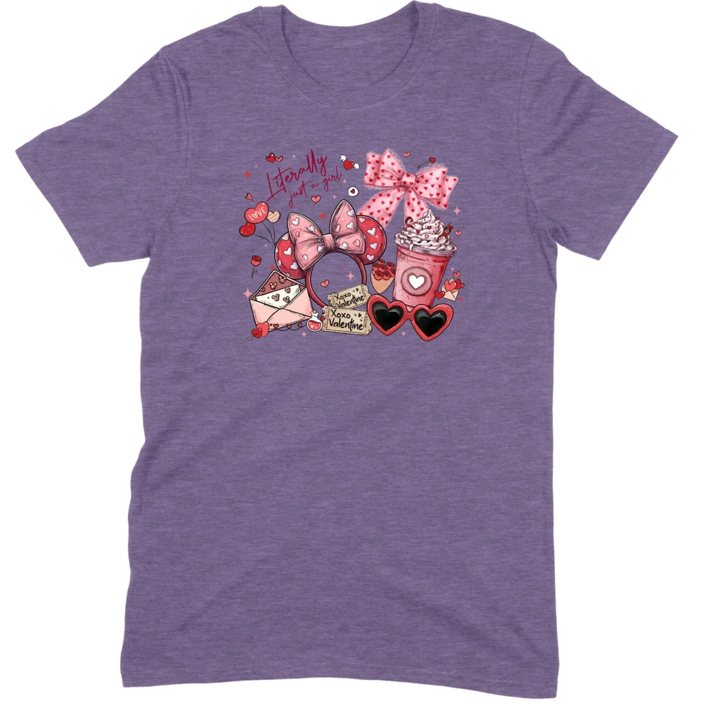 "Literally Just a Girl" Collage Tee