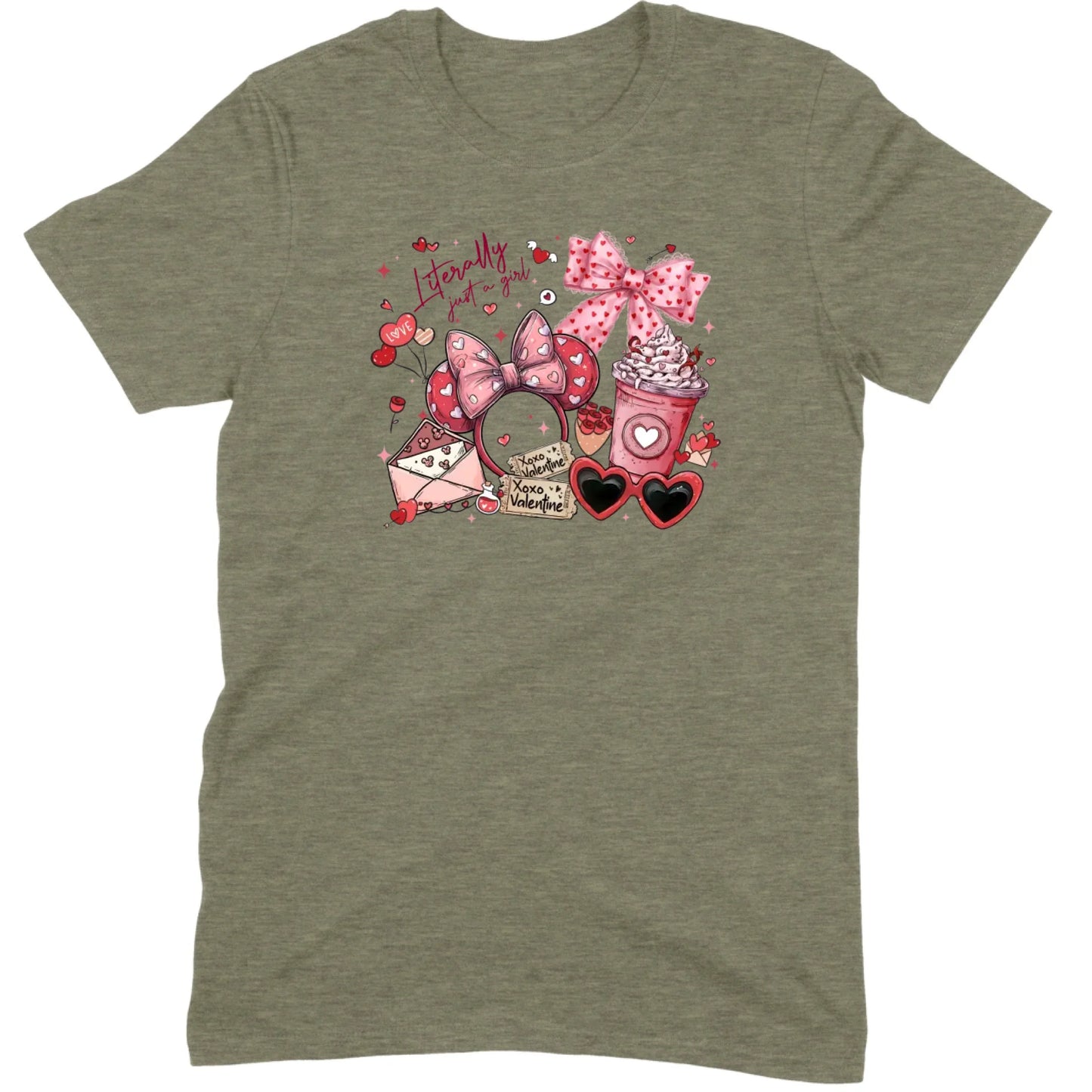 "Literally Just a Girl" Collage Tee