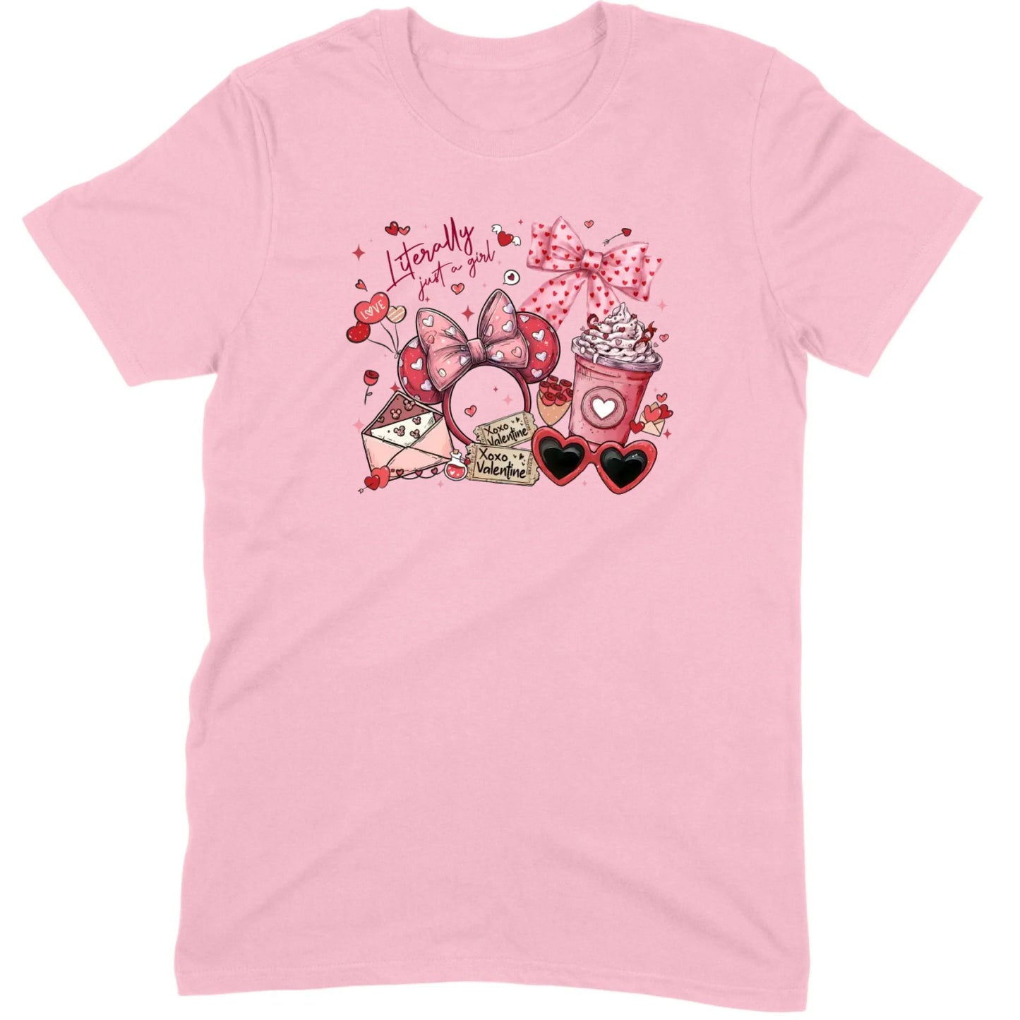 "Literally Just a Girl" Collage Tee