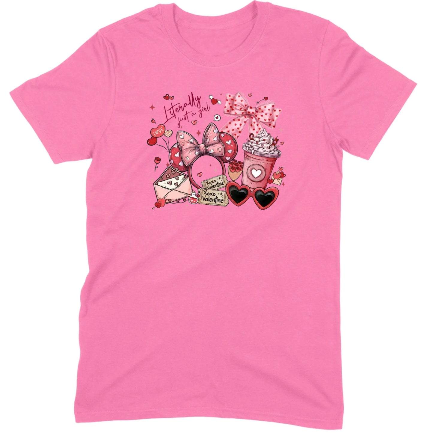 "Literally Just a Girl" Collage Tee