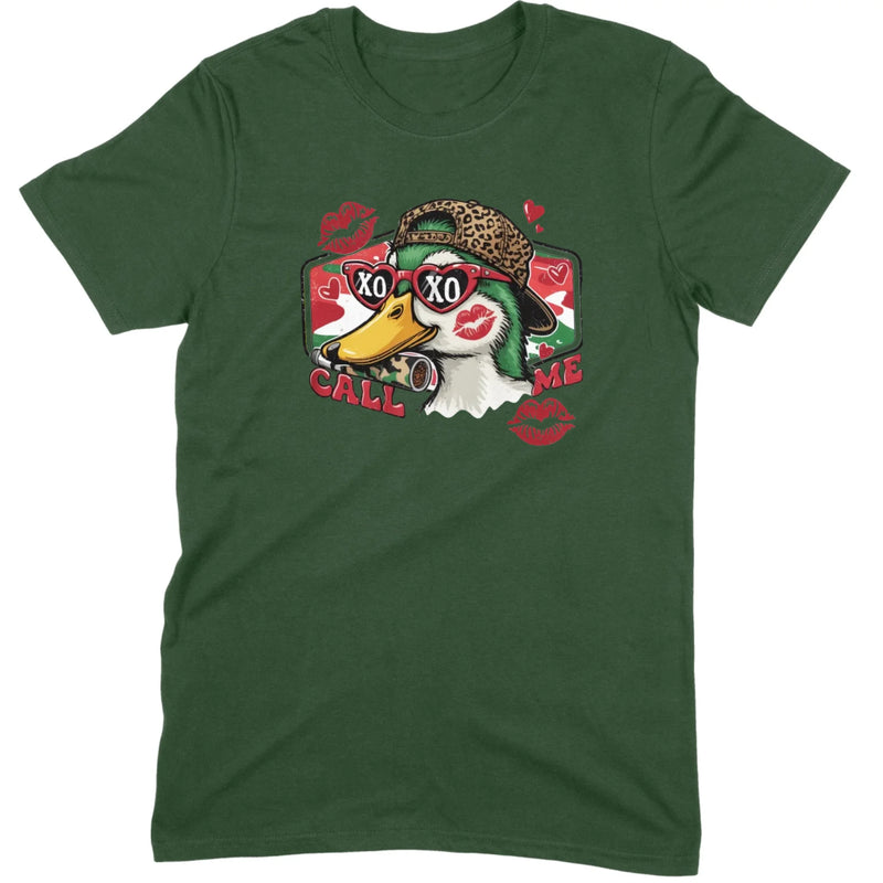 Retro "Call Me" Mallard Hunter Tee