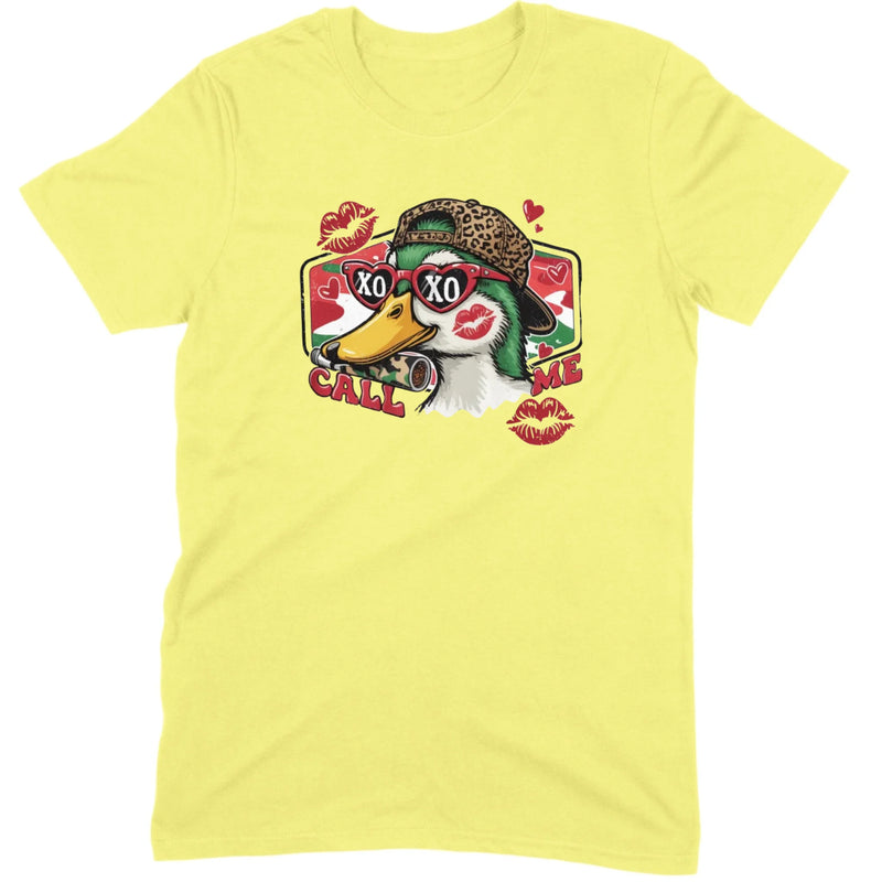 Retro "Call Me" Mallard Hunter Tee