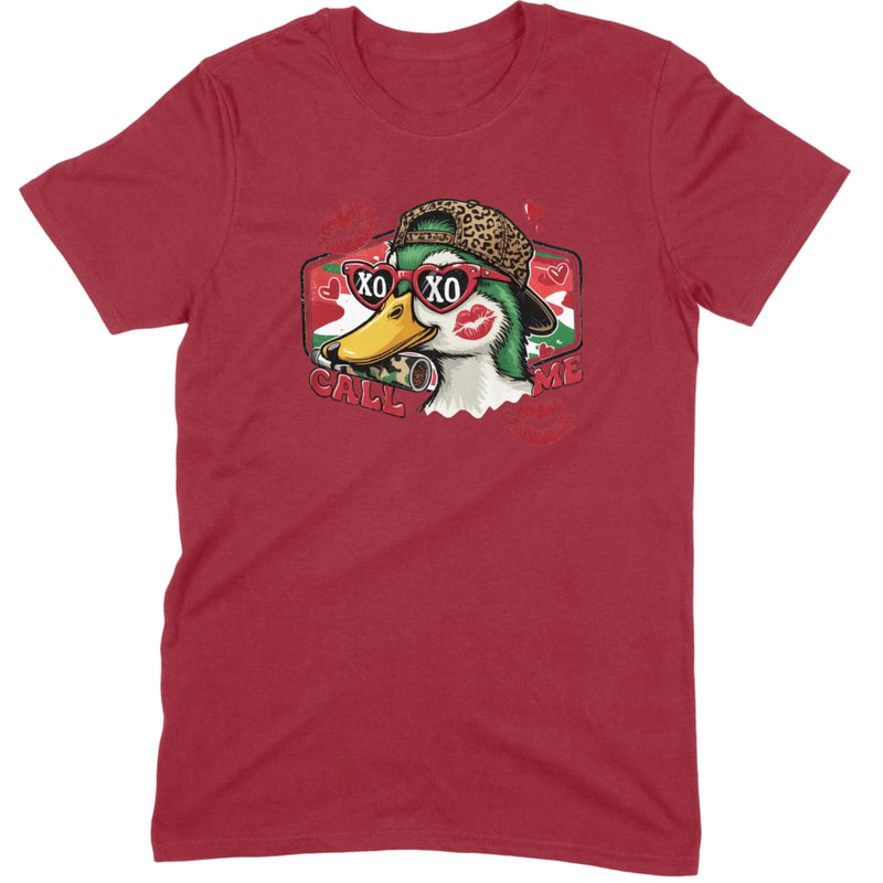 Retro "Call Me" Mallard Hunter Tee