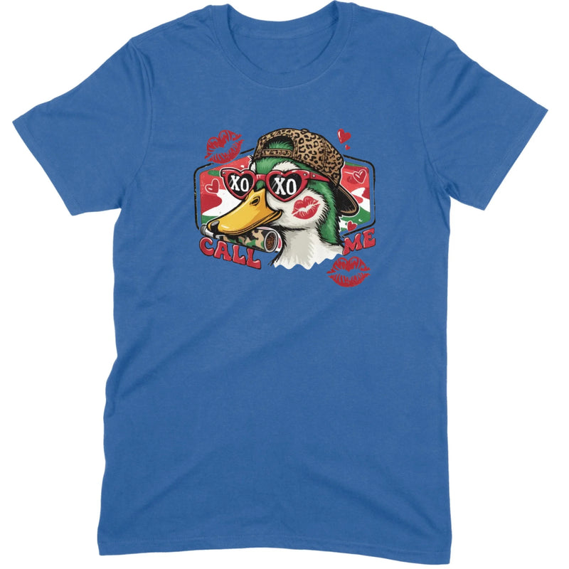 Retro "Call Me" Mallard Hunter Tee