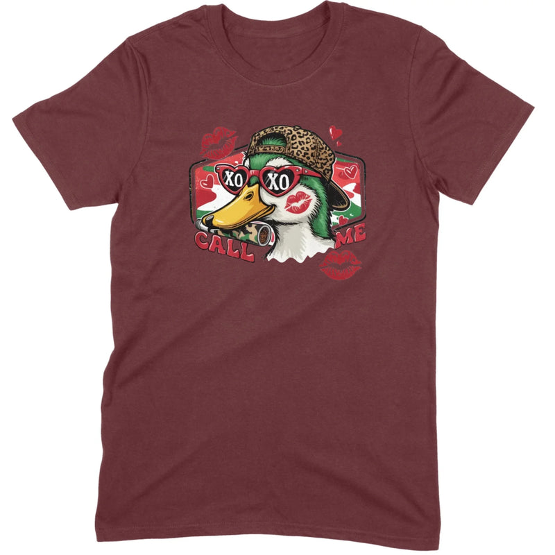 Retro "Call Me" Mallard Hunter Tee