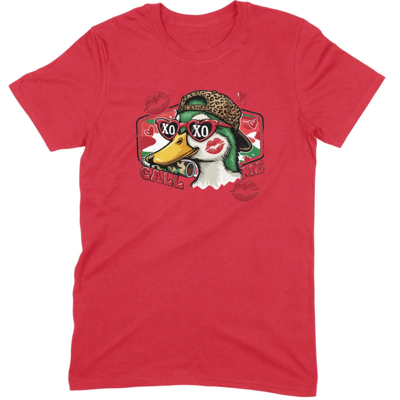 Retro "Call Me" Mallard Hunter Tee