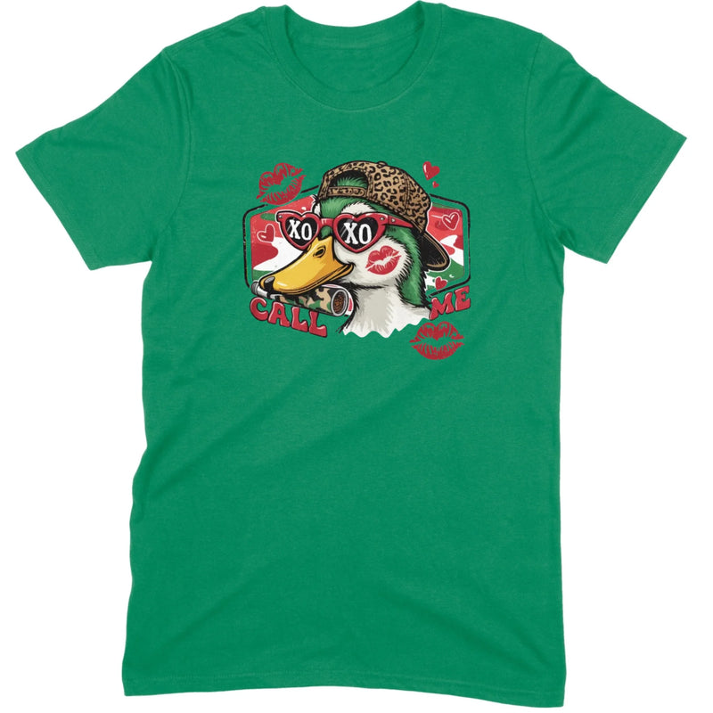 Retro "Call Me" Mallard Hunter Tee