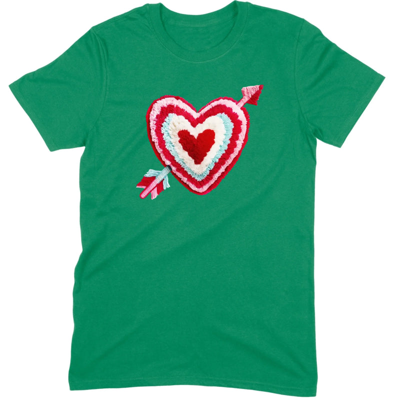 Chenille Heart with Arrow Tee