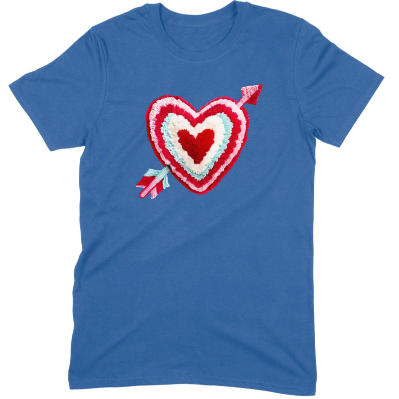 Chenille Heart with Arrow Tee