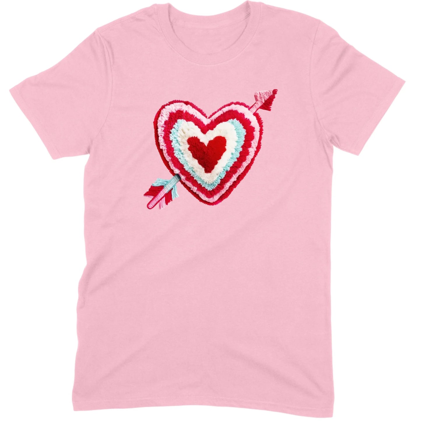 Chenille Heart with Arrow Tee