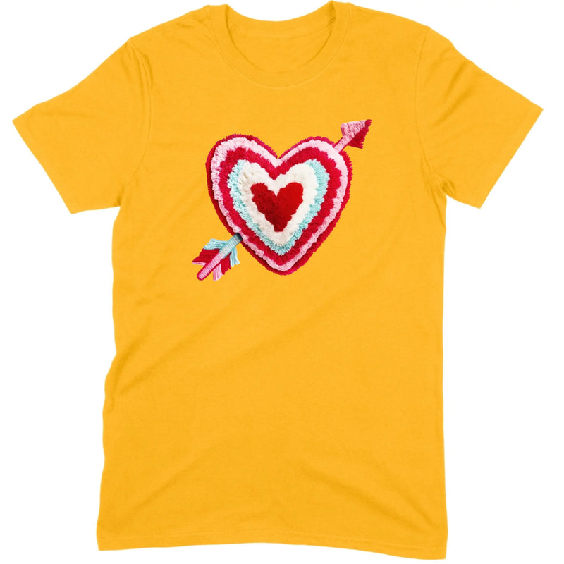 Chenille Heart with Arrow Tee