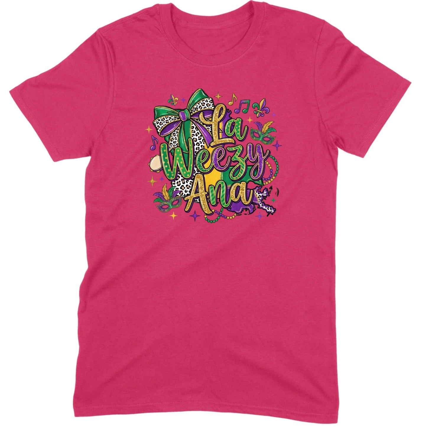 La Weezy Ana Louisiana Bow Tee