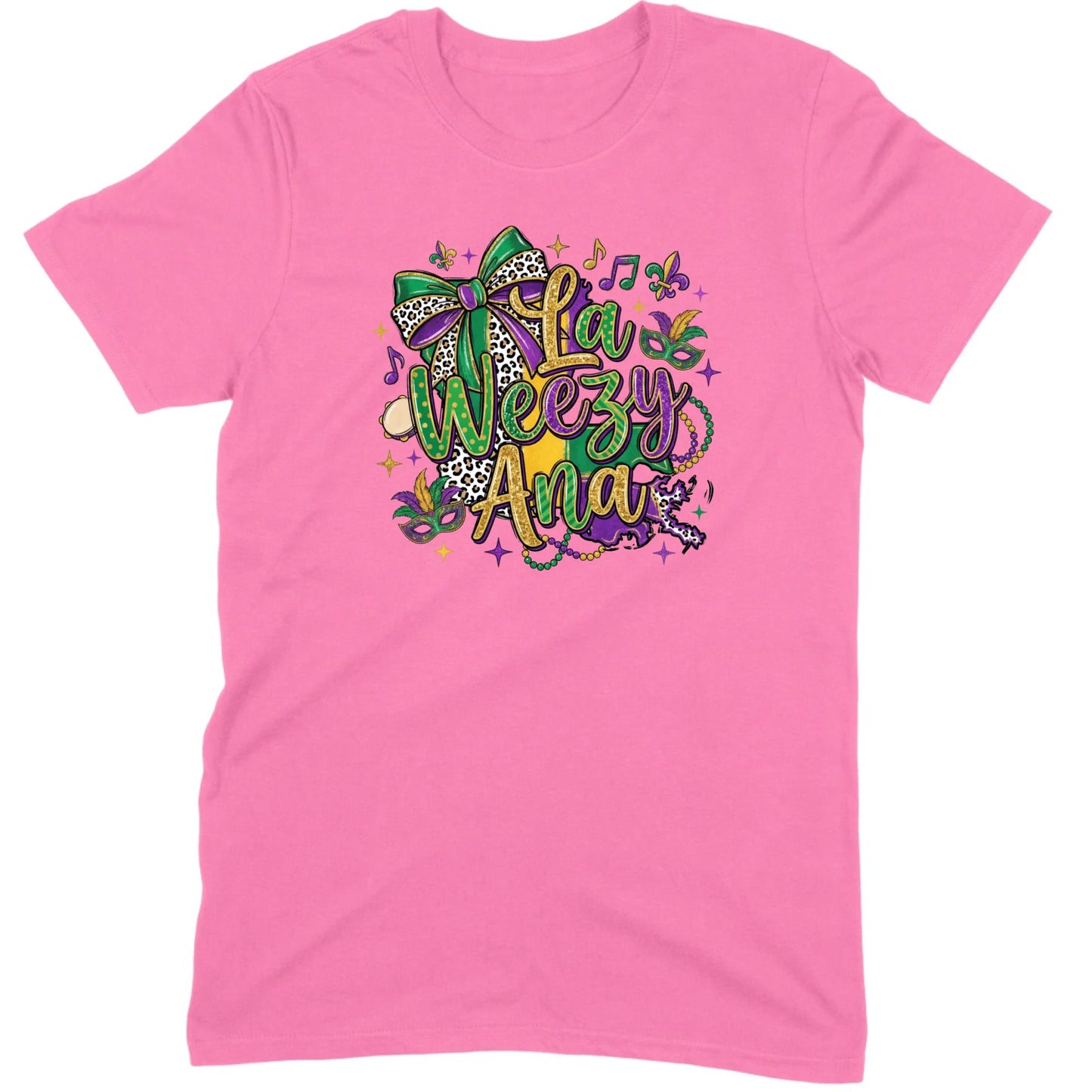 La Weezy Ana Louisiana Bow Tee