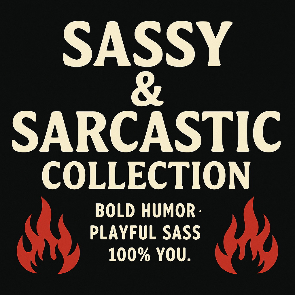 Sassy & Sarcastic