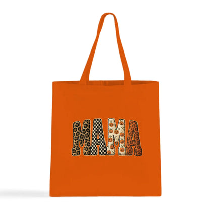 Fall Patchwork "MAMA" Tote Bag