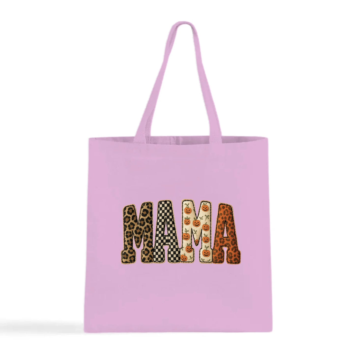 Fall Patchwork "MAMA" Tote Bag