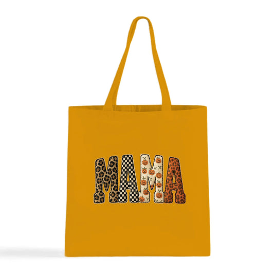 Fall Patchwork "MAMA" Tote Bag