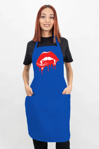 Biting Kiss Apron
