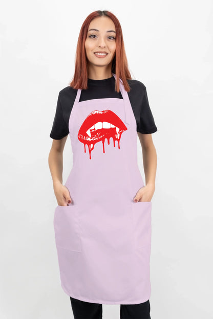 Biting Kiss Apron