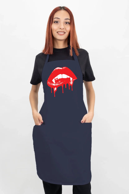Biting Kiss Apron