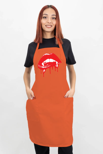 Biting Kiss Apron