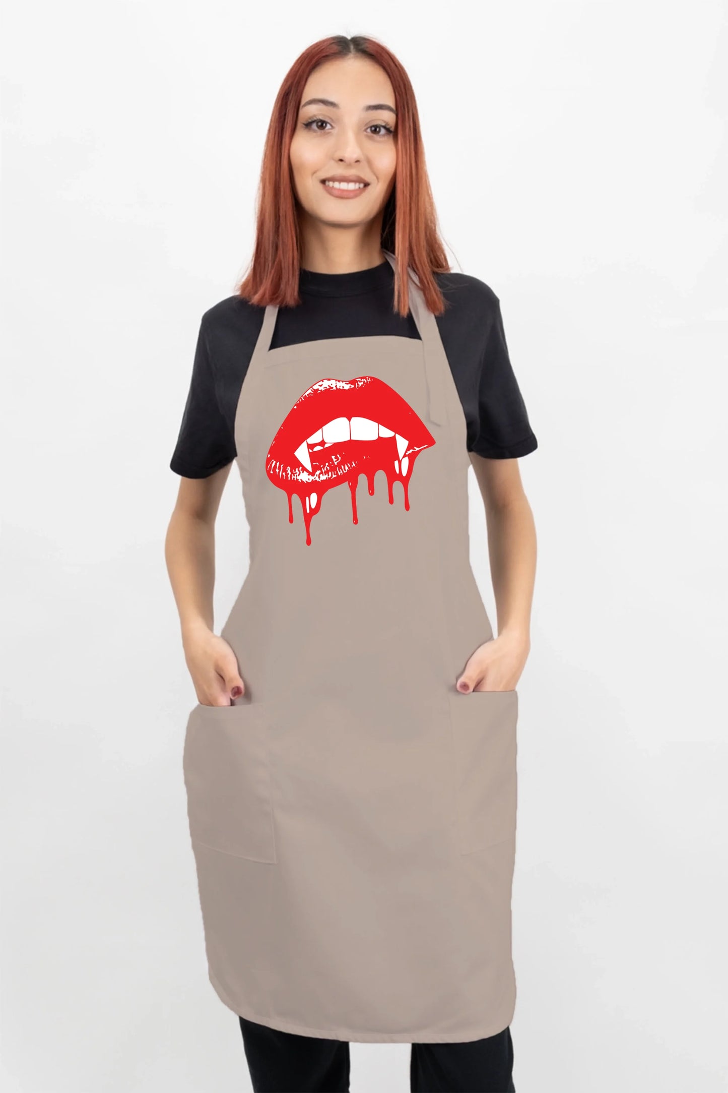 Biting Kiss Apron